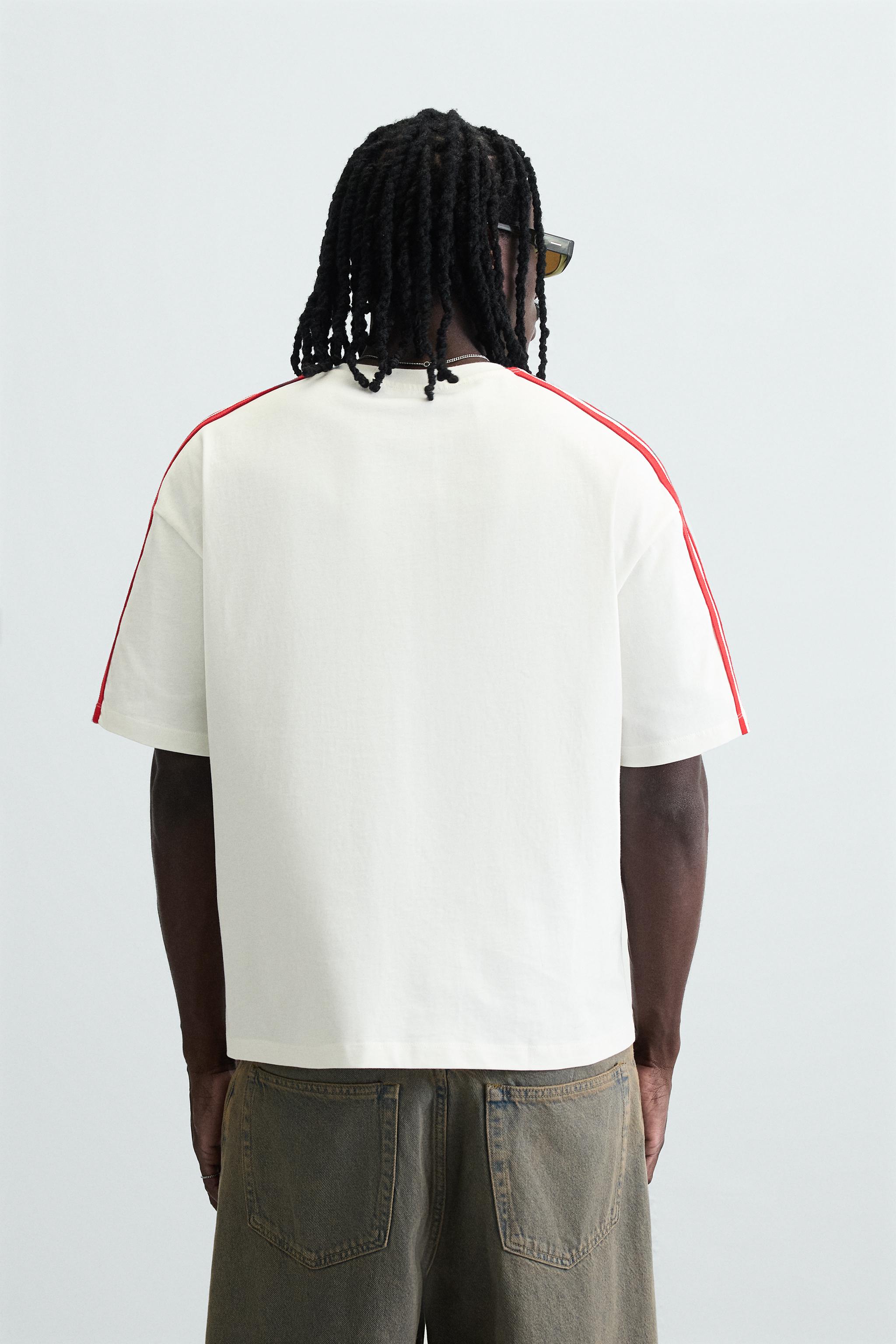 FLAG EMBROIDERED T-SHIRT